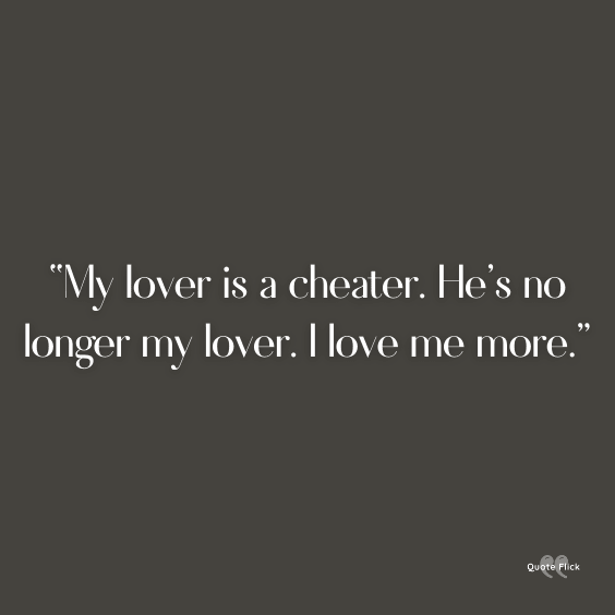 Lover cheater quotes