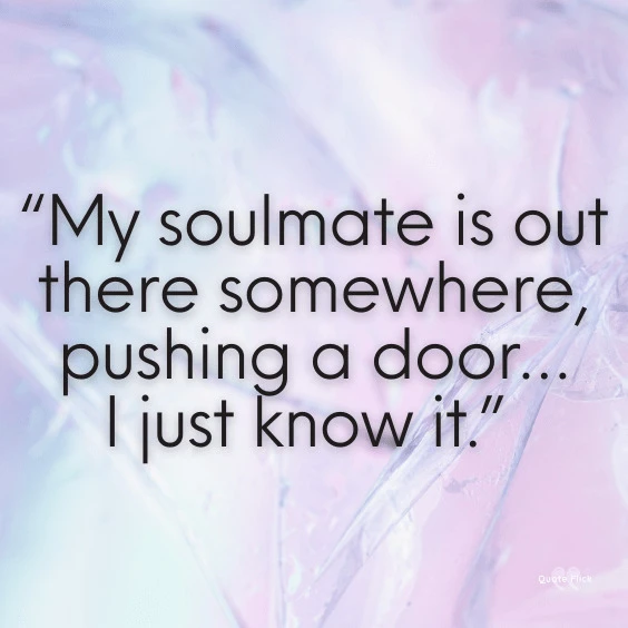 My soulmate quote