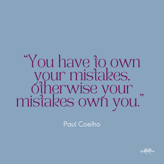 Own your mistakes quotes