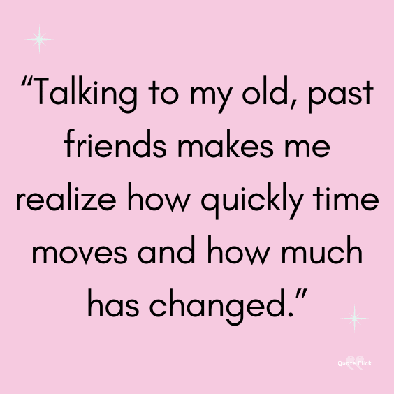 Past friends quotes