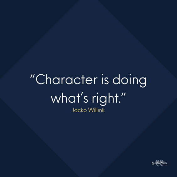 Quality of character quotes