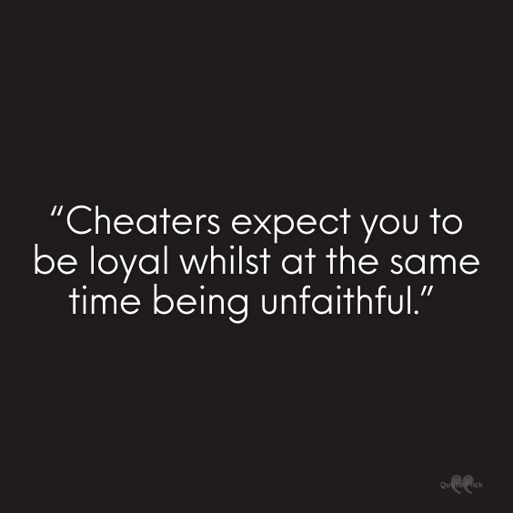 Quotation about cheating boyfriend