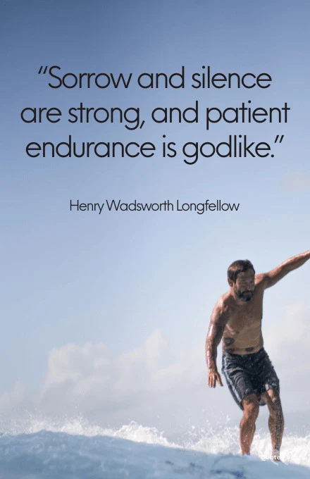 Quotations on endurance