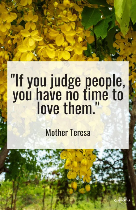 Quote about judging people