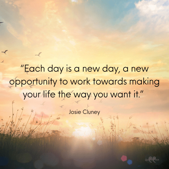 Quote about new day