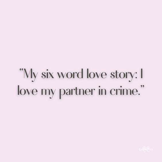 Quote about partner in crime