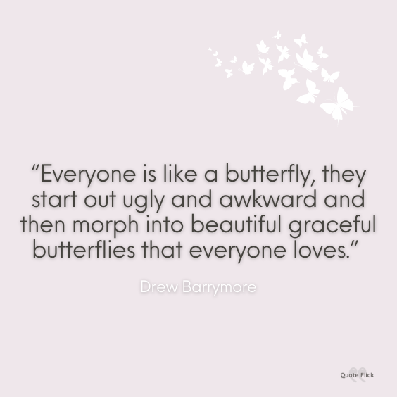 Quote butterfly
