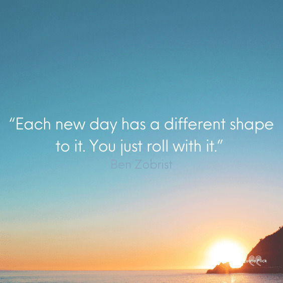 Quote on new day