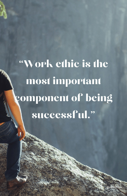 Quote on work ethic