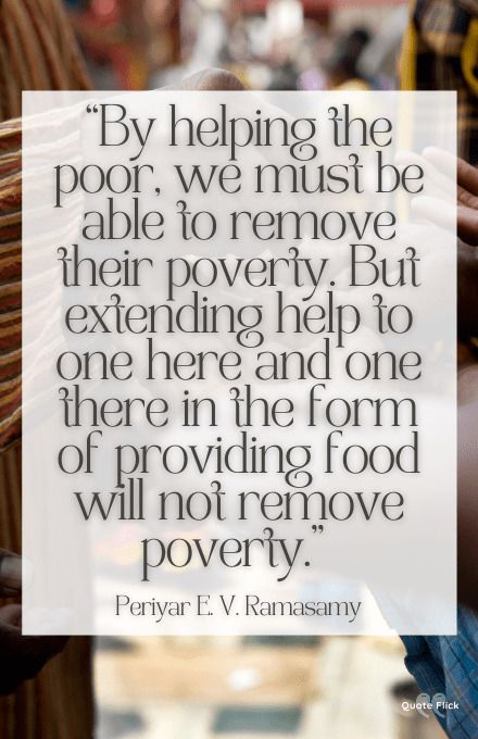 Quotes about helping the poor