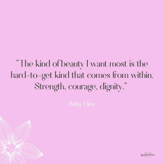 Quotes about inner beauty and strength