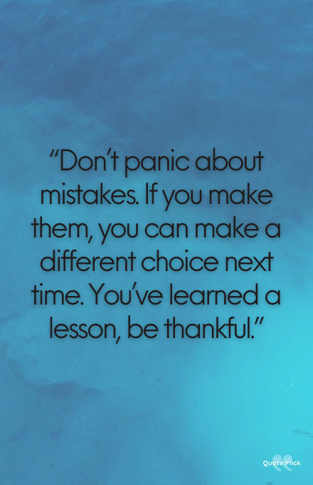 Quotes about mistakes
