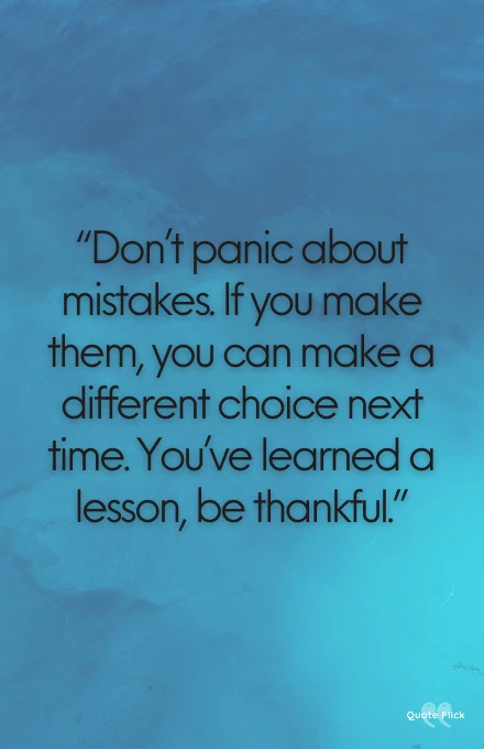 Quotes about mistakes