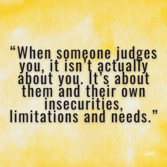 Quotes about people judging you