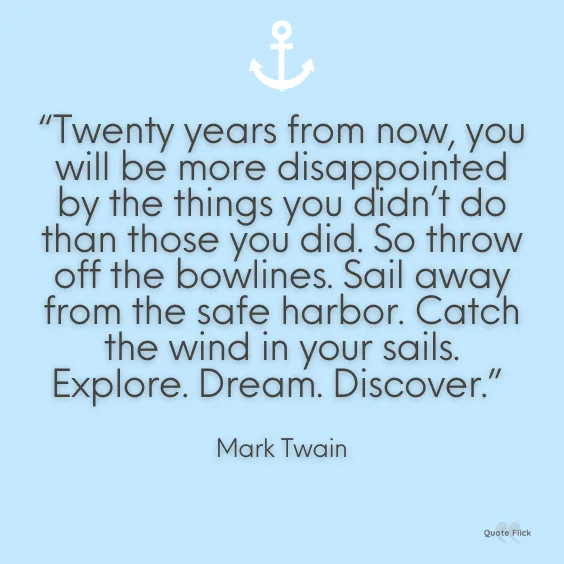 Quotes about sailing away