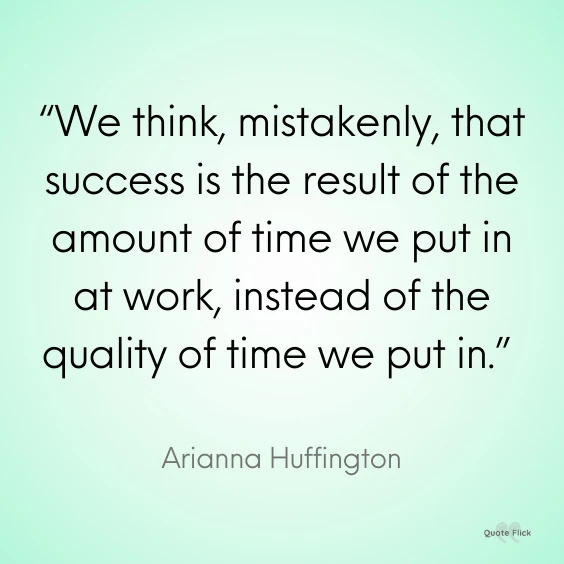 Quotes about work and time