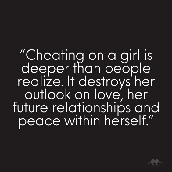 Quotes cheating boyfriends