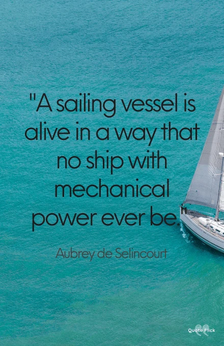 Sailing quotation