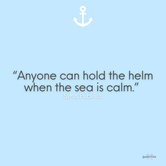 Sailing quote