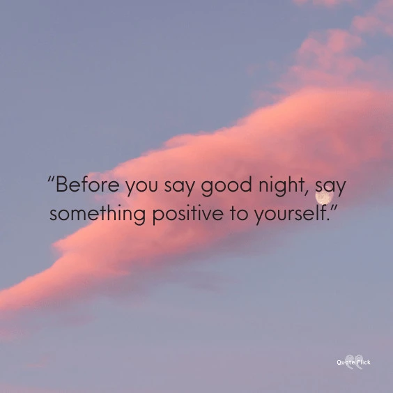 Say goodnight quotation