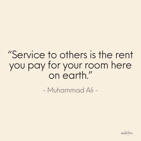 Service to others quotes