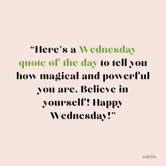 Wednesday quote of the day