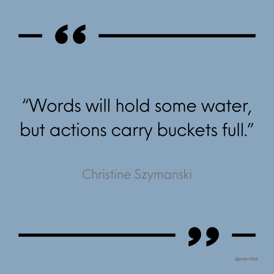 Words action quotes
