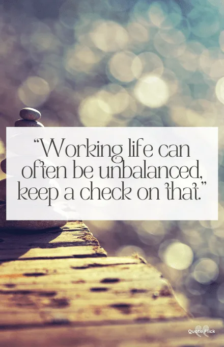 Working life quote
