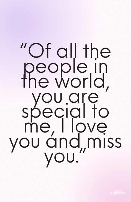 You are so special to me quotes