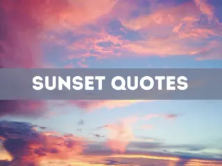 80 Sunset Quotes