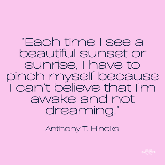 A beautiful sunrise quote