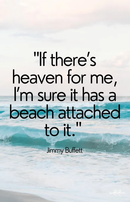 Beach image quote