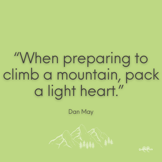 Climb mountain quotes