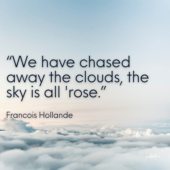 Cloud sky quotation