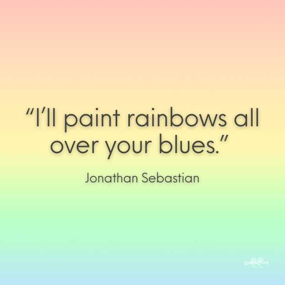 Cute rainbow quotes