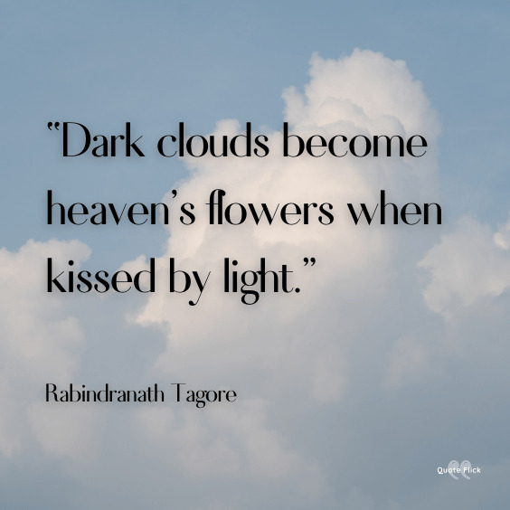 Dark clouds quote