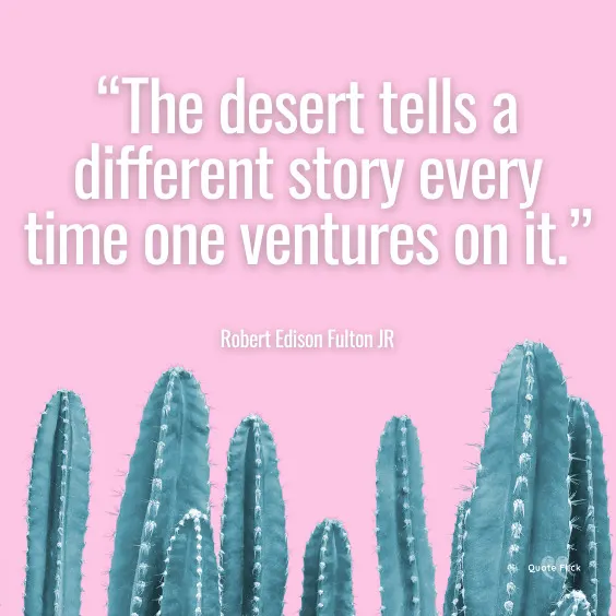 Desert captions