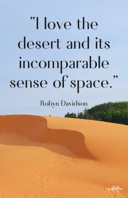 Desert love quotes