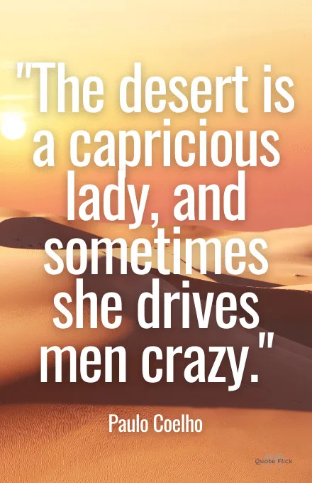 Desert sayings