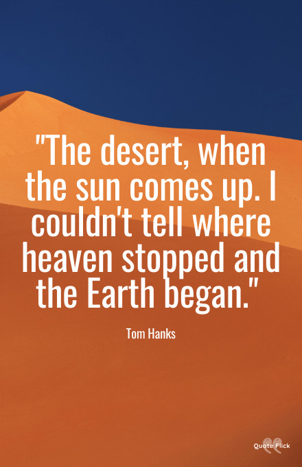 Desert sunset quotes