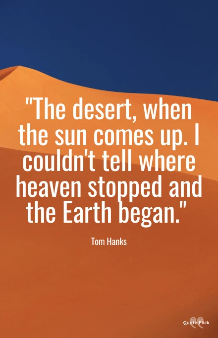 Desert sunset quotes