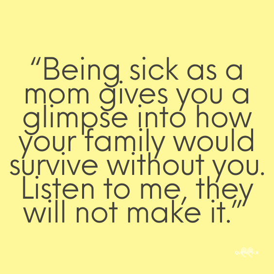Funny sayings about being sick