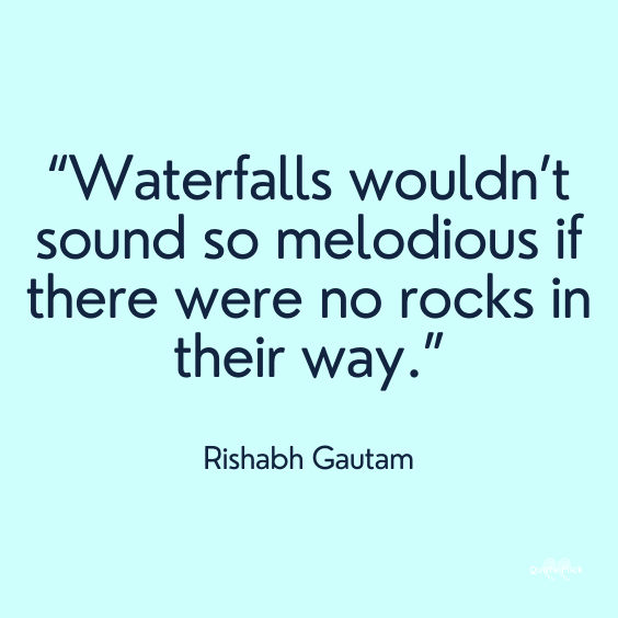 Funny waterfall quote
