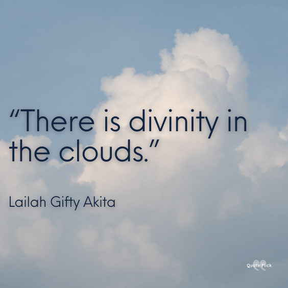 In the clouds quotations