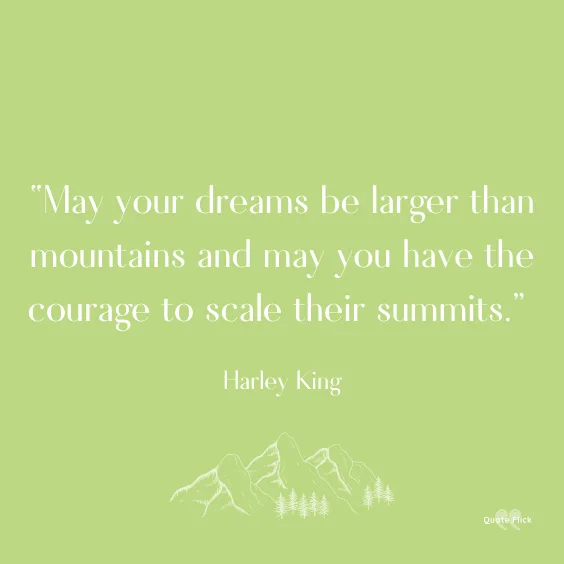 Inspirational mountain quotes