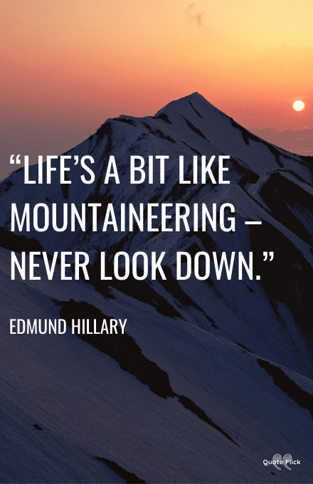 Inspirational mountaineering quotes