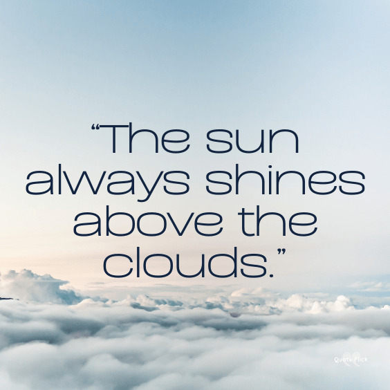 Inspirational quotes about clouds