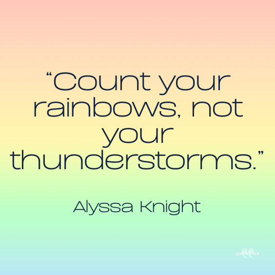 Inspirational quotes about rainbows