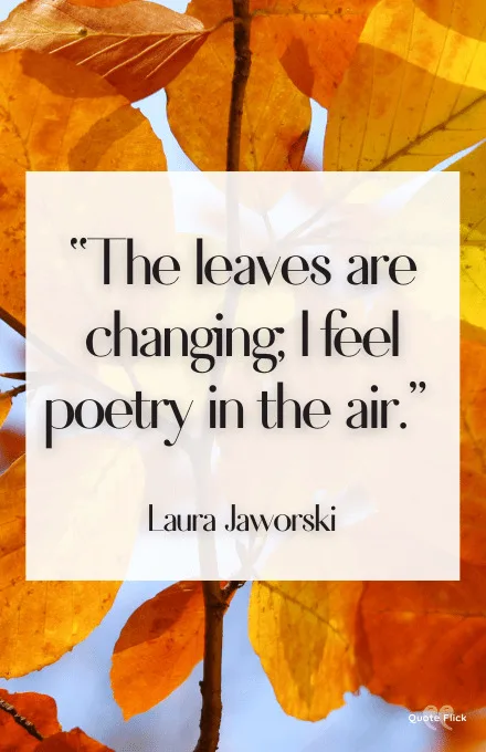 Leaves changing quotes