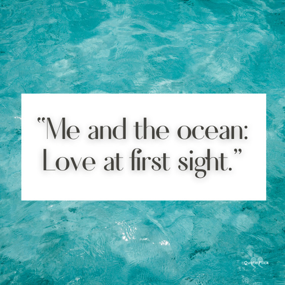 Love ocean quote
